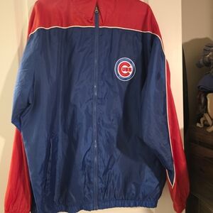 CHICAGO Cubs Red and Blue Windbreaker Jacket